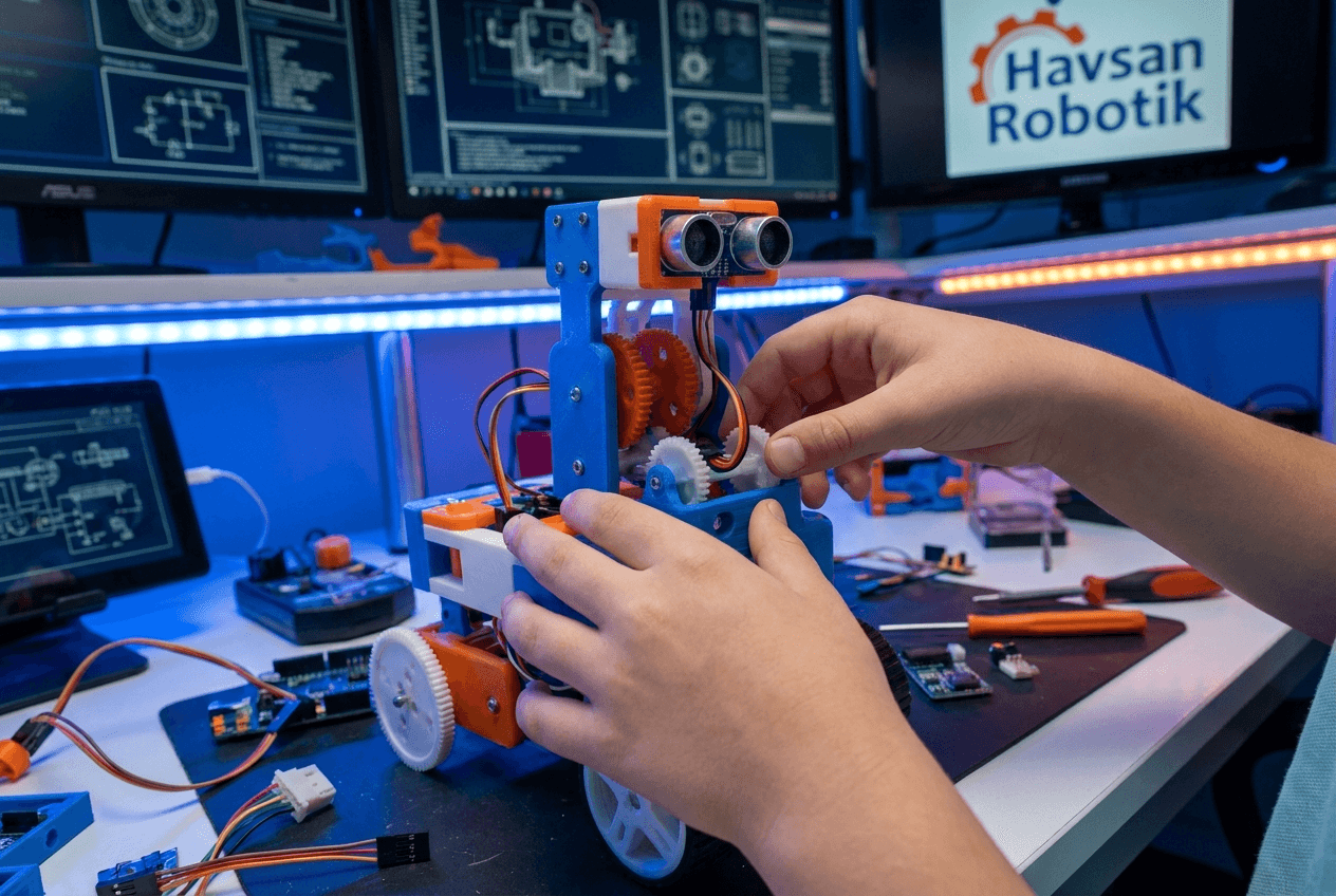 Robotik Tasarım ve Üretim (3D & Montaj) eğitimi